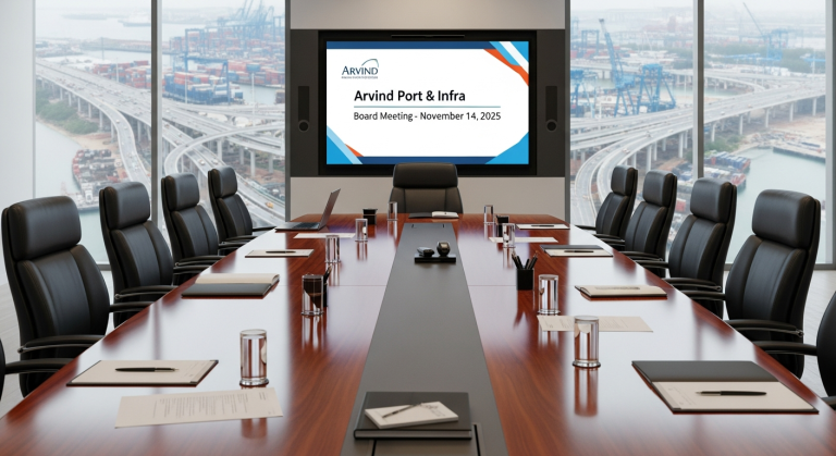 Arvind Port & Infra: Board Meeting Set for November 14, 2025