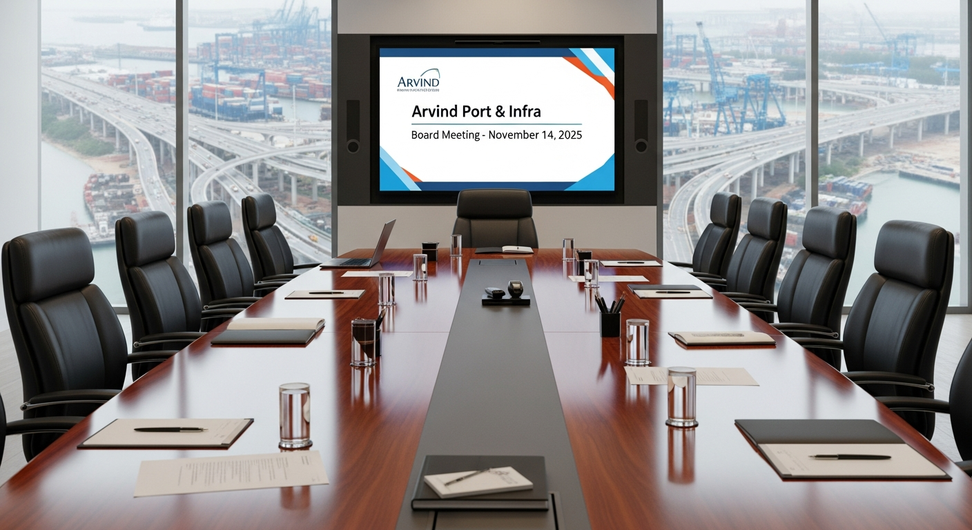 Arvind Port & Infra: Board Meeting Set for November 14, 2025