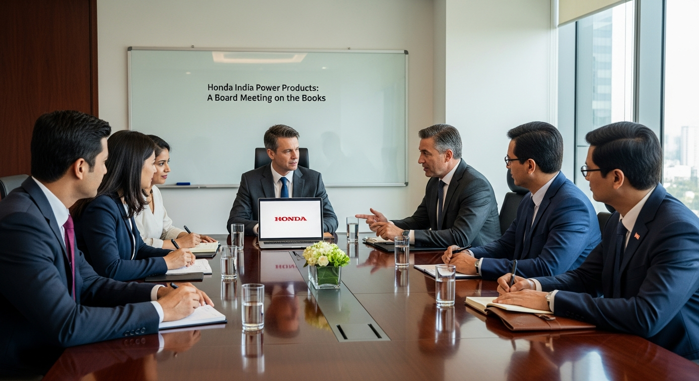 Honda India Power Products: A Board Meeting on the Books