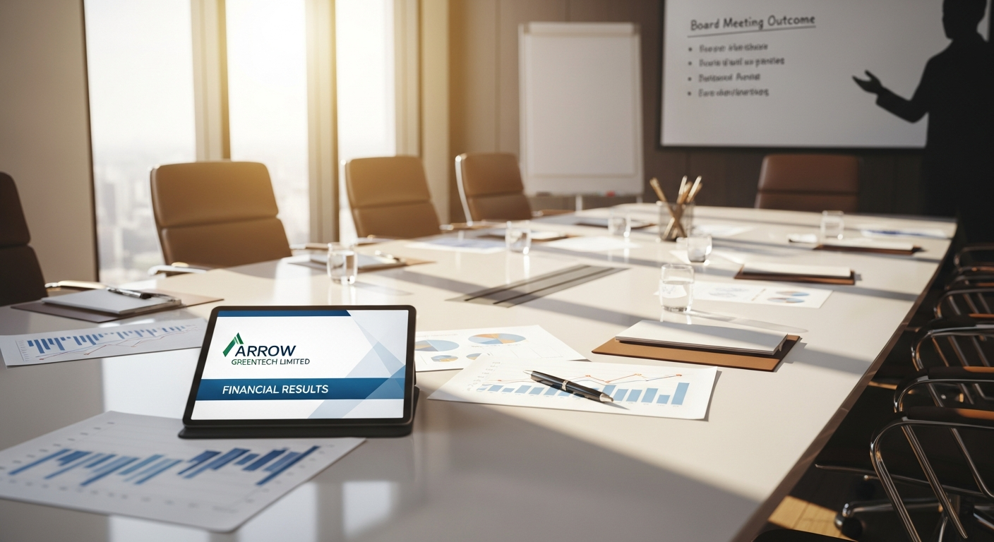 Arrow Greentech Limited Reports Financial Results: Board Meeting Outcome