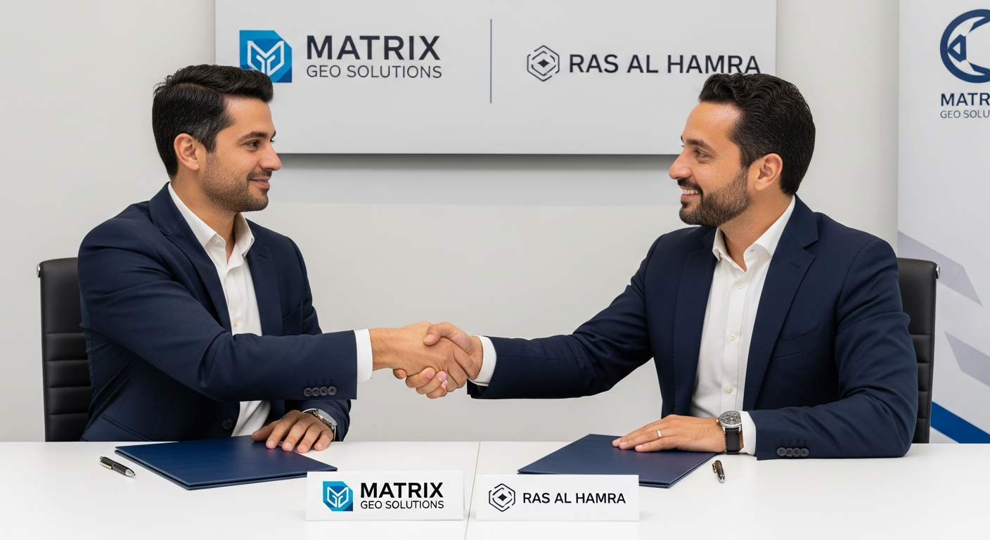 Matrix Geo Solutions, RAS AL Hamra Ink Strategic MOU