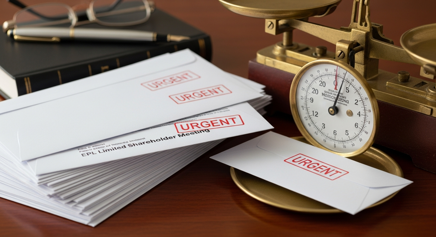 EPL Limited Announces Shareholder Meeting via Postal Ballot