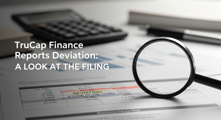 TruCap Finance Reports Deviation: A Look at the Filing