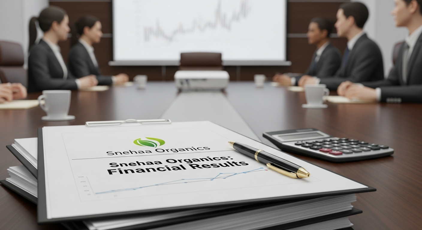 Snehaa Organics Reports Financial Results, Board Meeting Outcome
