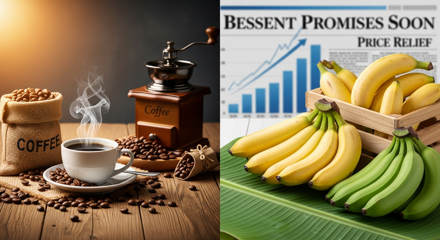 Bessent Promises Soon: Relief on Coffee, Banana Prices