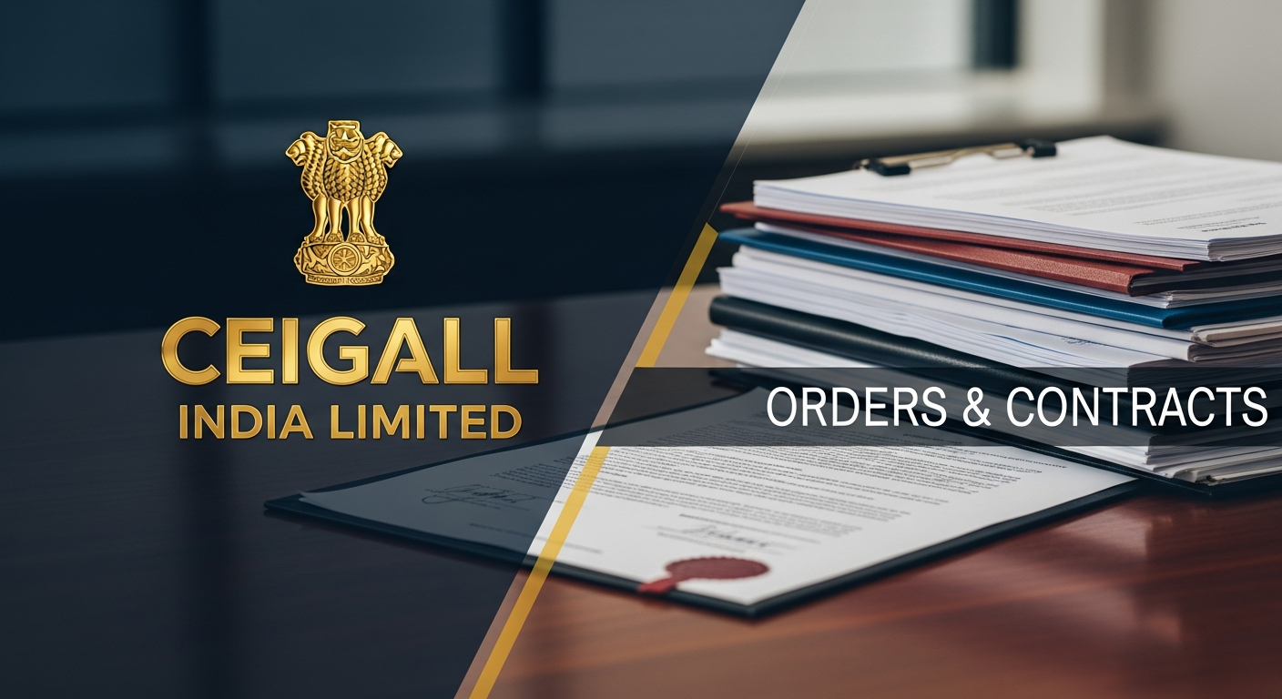 Ceigall India Limited: Announcement on Orders and Contracts