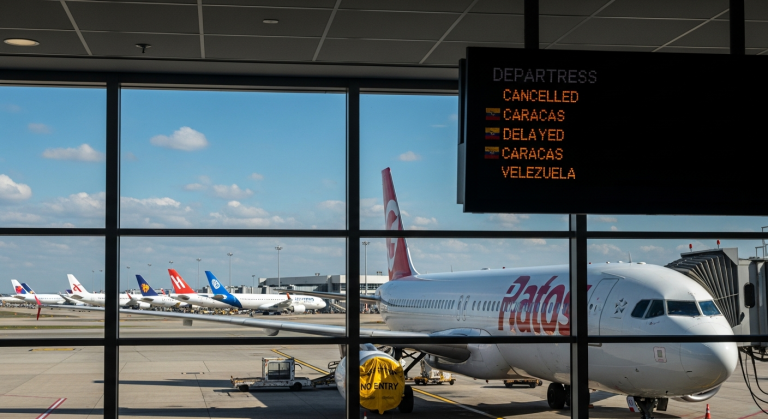 Airlines Halt Venezuela Flights Amid FAA Safety Warning