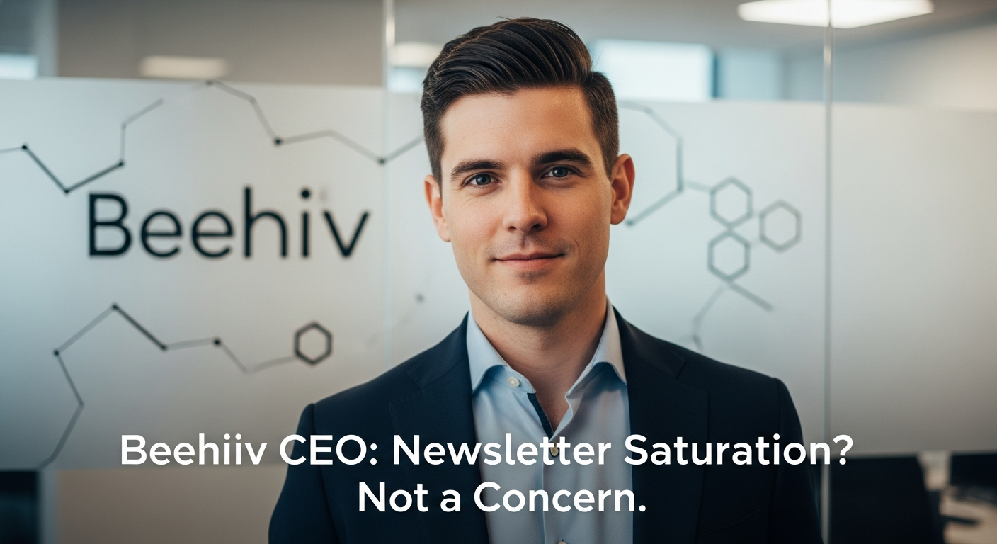 Beehiiv CEO: Newsletter Saturation? Not a Concern.