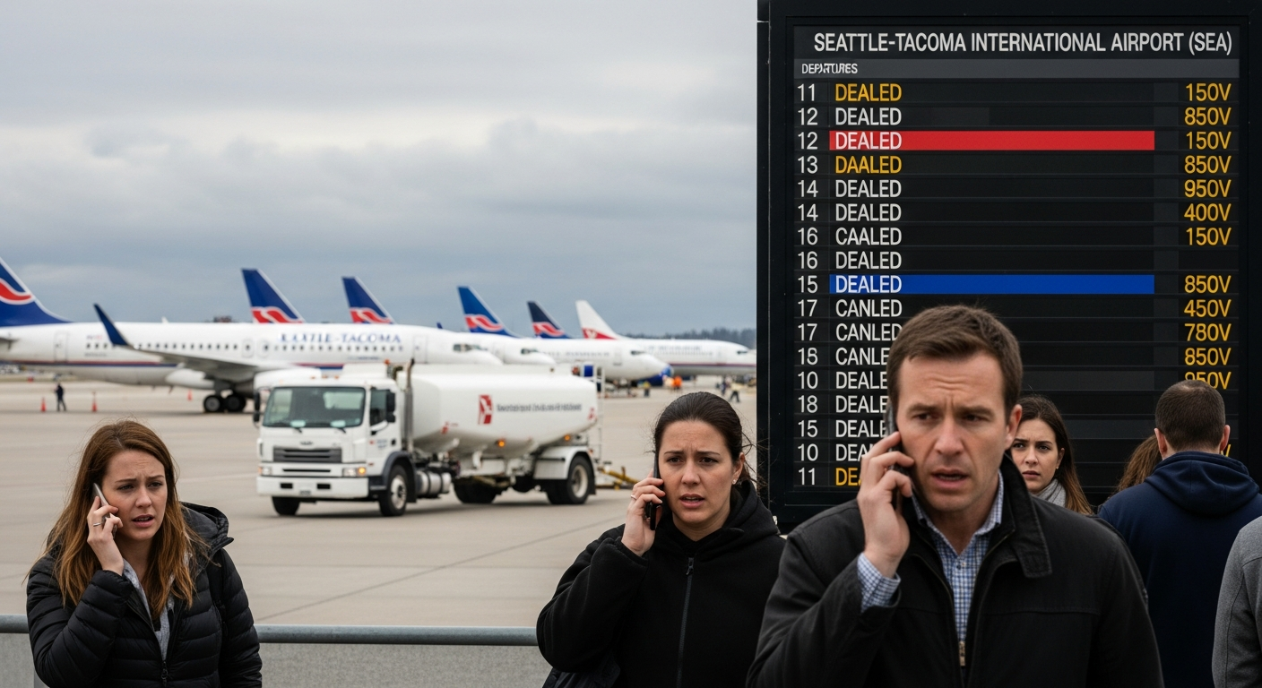 Airlines Brace for Thanksgiving Travel Disruptions After Seattle Airport Fuel Leak