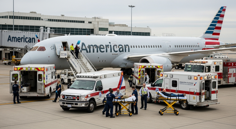 American Airlines Flight Diverted After Odor Sends Passengers to Hospital