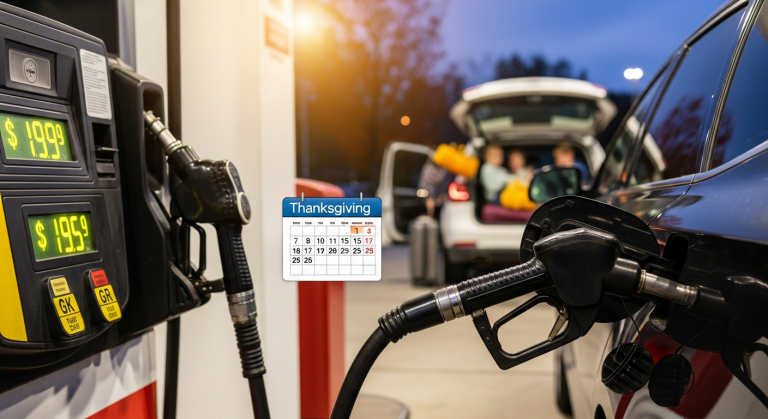 Thanksgiving Gas Prices Dip to Pre-Pandemic Levels in Many States