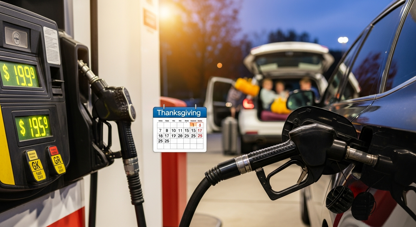Thanksgiving Gas Prices Dip to Pre-Pandemic Levels in Many States