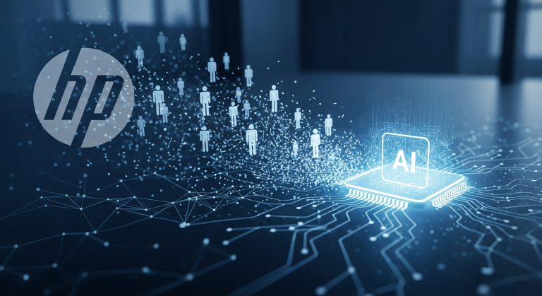 HP to Cut Up to 6,000 Jobs by 2028 in AI Transformation