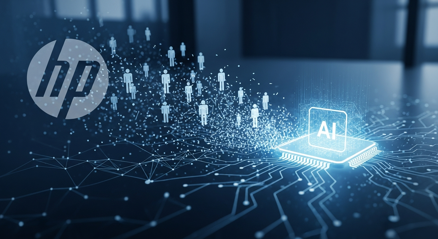 HP to Cut Up to 6,000 Jobs by 2028 in AI Transformation