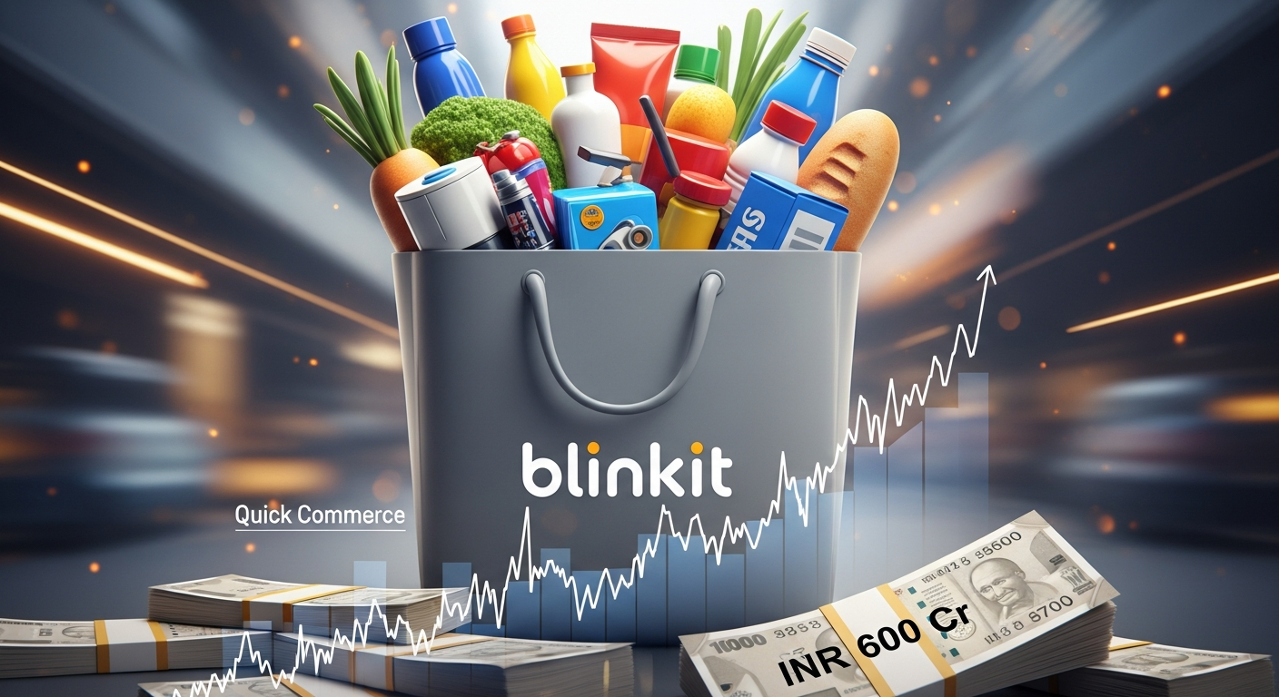 Blinkit Secures INR 600 Cr Funding Injection to Fuel Quick Commerce Ambitions