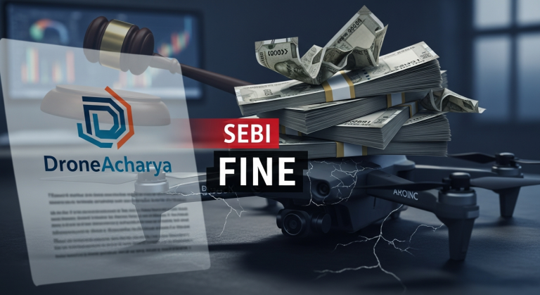 SEBI Fines DroneAcharya and Founders Over IPO Fraud and Revenue Inflation