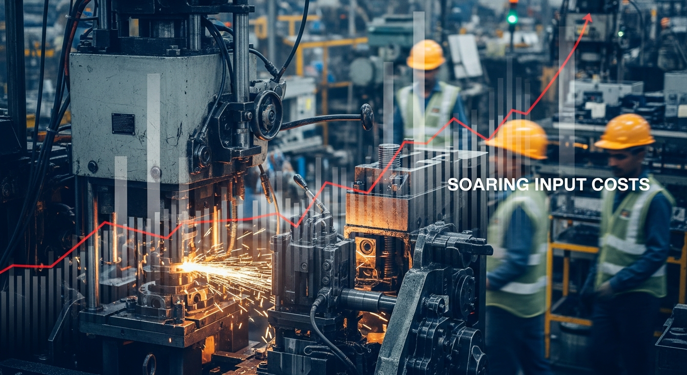 Soaring Input Costs Threaten India's Manufacturing Dreams, Study Finds