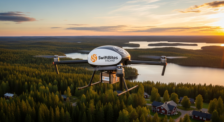 Flying Food: Inside the Drone Delivery Partnership in Finland