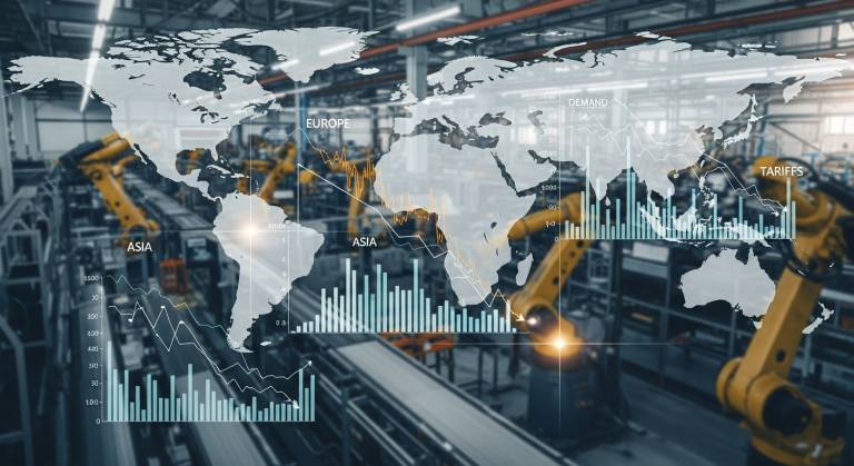 Manufacturing Weaken in Europe, Asia Amid Demand and Tariff Concerns