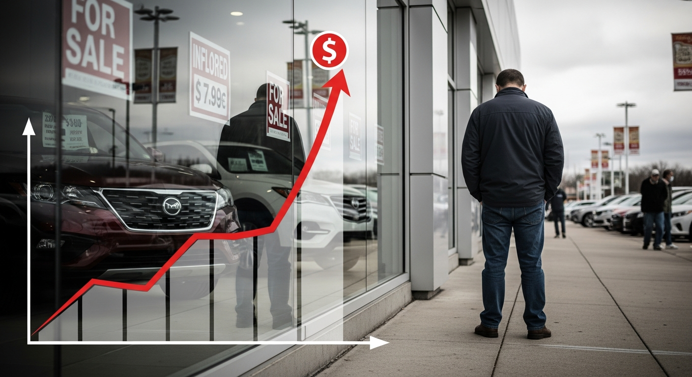 Soaring Car Prices Force Shoppers Out of the Market, Deepening Affordability Crisis