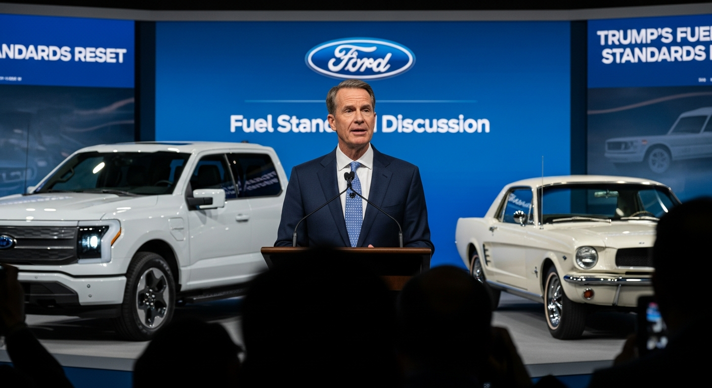 Ford CEO: Trump's Fuel Standards Reset a 'Victory' for Affordability