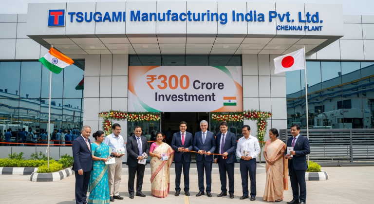 Tsugami Opens ₹300 Crore Assembly Plant in Chennai, Expanding Manufacturing Footprint in India