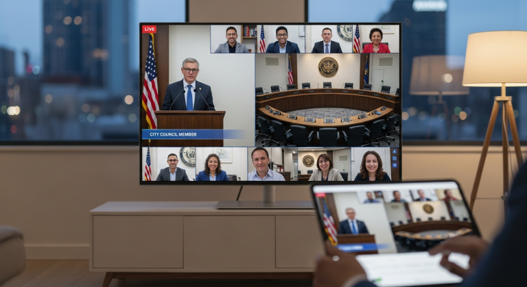 Hamlet TV: Streaming City Council Meetings for Civic Transparency