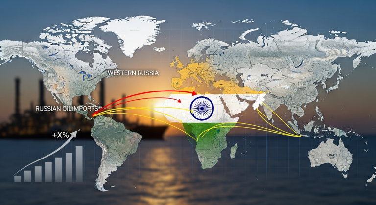 India's Russian Oil Imports Surge, Challenging Western Sanctions