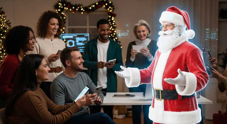 Tavus' AI Santa: Users Chat 'For Hours,' Sparking Engagement Debate