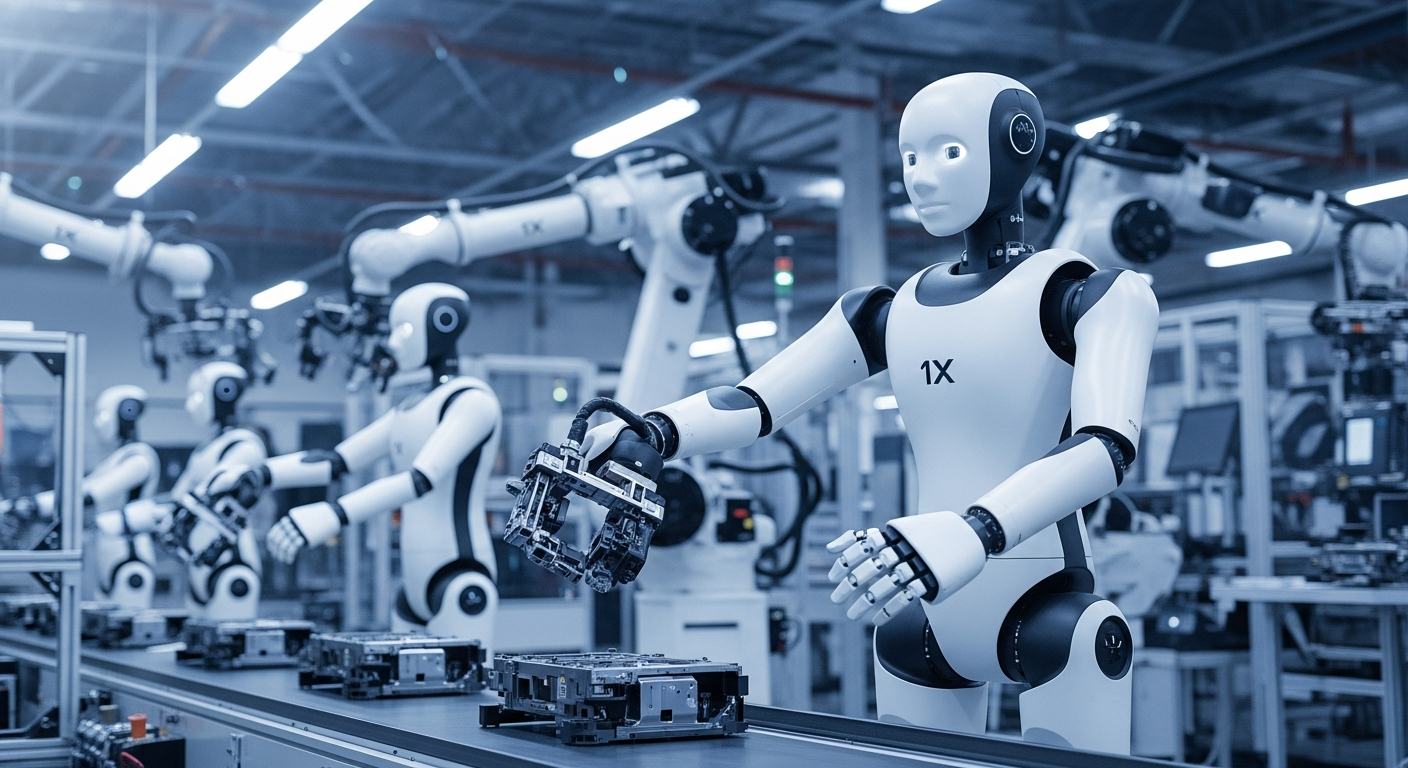 1X Shifts Humanoid Robots from Homes to Factories: A Strategic Pivot