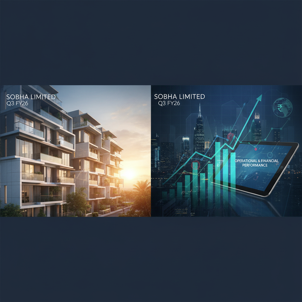 A professional image blending modern real estate architecture with financial data visualization.