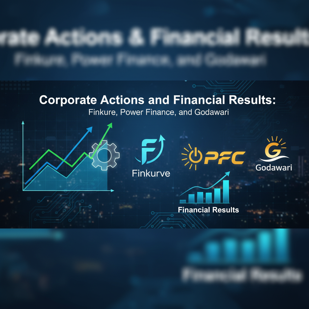 A header image with corporate logos, growth charts, and the article title for a finance news article.