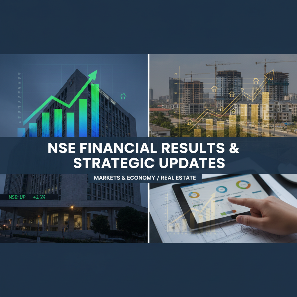 A professional collage representing financial growth and real estate development.