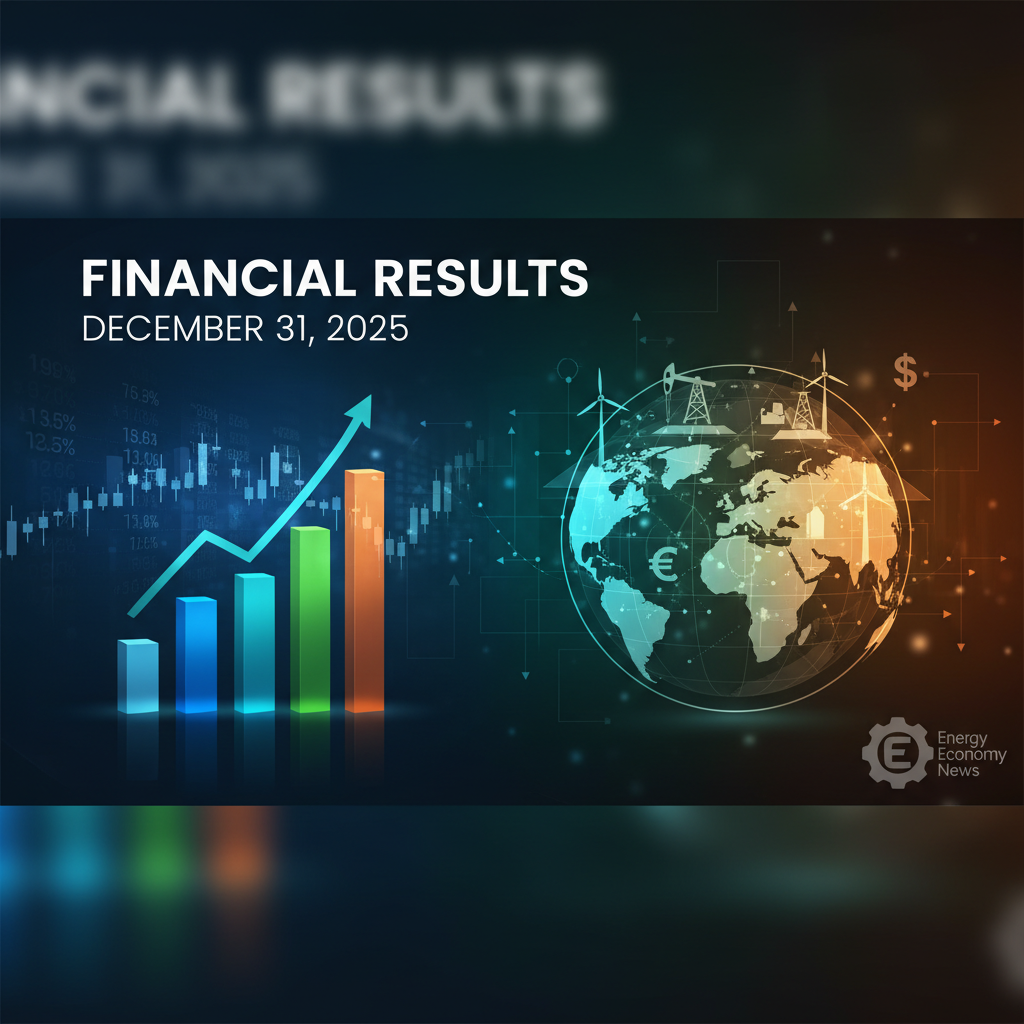 A dynamic image symbolizing financial growth and global economic trends, with a focus on the energy sector.