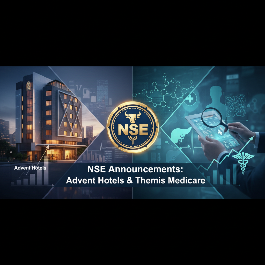 A split image representing the stock market, hospitality, and healthcare sectors.