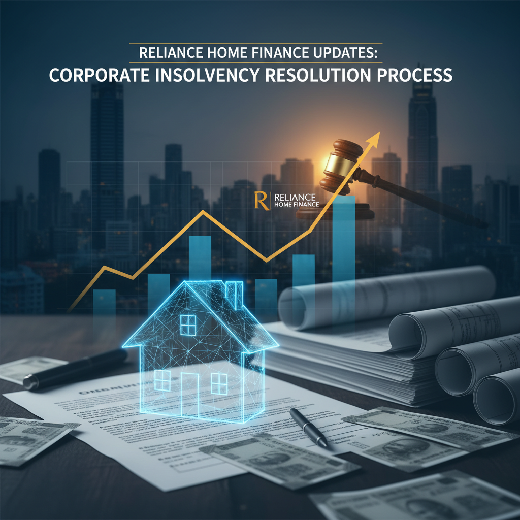 A professional image showing a glowing house icon, legal documents, a gavel, and financial charts over a city skyline.