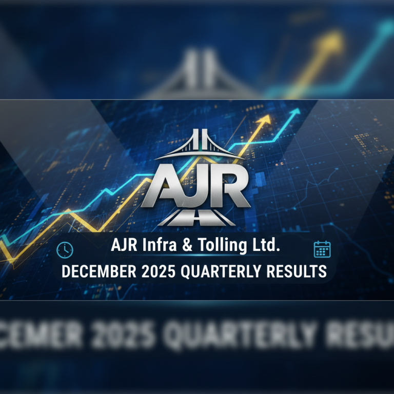 A professional image with the AJR logo, financial charts, and text "December 2025 Quarterly Results".