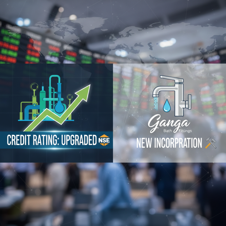 Image representing credit rating upgrade and new company incorporation