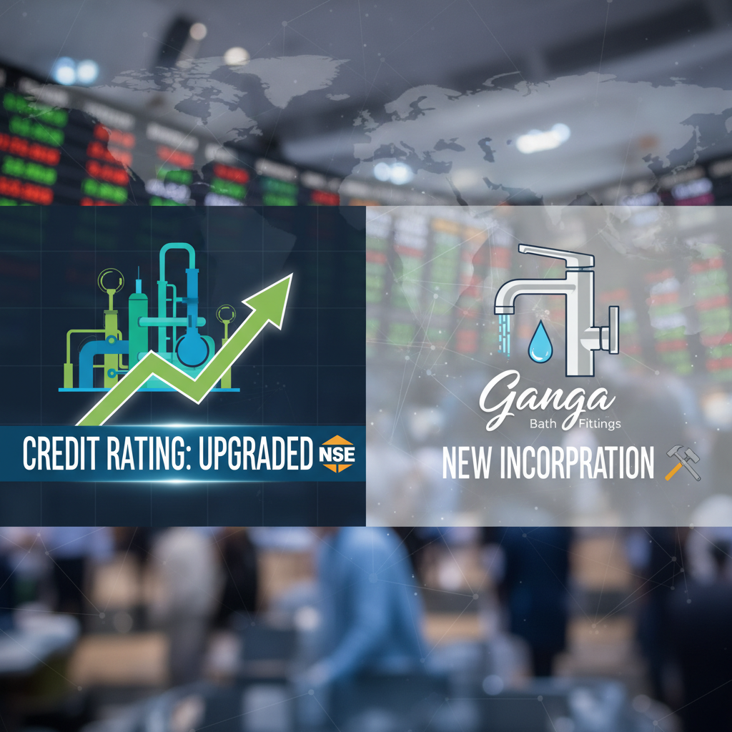 Image representing credit rating upgrade and new company incorporation