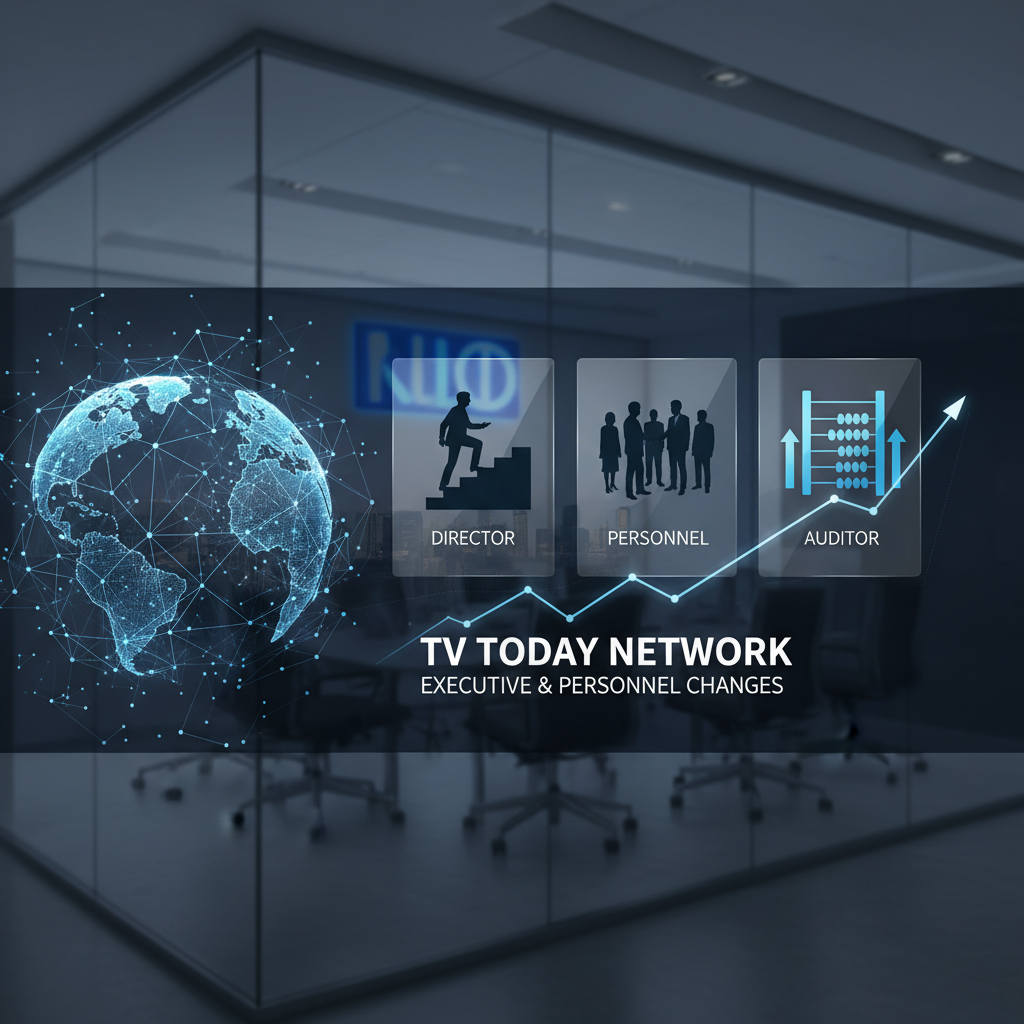 A professional graphic with icons representing director, personnel, and auditor roles, signifying changes within a network.