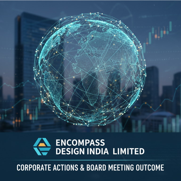 Digital globe with connecting lines over a blurred cityscape and financial graphs, with the company logo and article title.