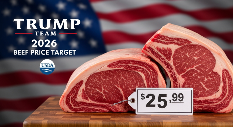 Trump Team Aims to Cut Beef Prices by 2026, USDA Weighs In